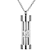 Eternal Hourglass Glass Cremation Jewelry Urn Necklace Memorial-Ashes Holder Keepsake by AMIST (Hourglass)
