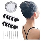 シニヨンネット Merrytutu アシアナネット お団子ネット まとめ髪 説明書 解説動画付き (S10枚)