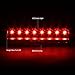 DNA MOTORING 3BL-TTAC95-LED-BK Black Housing LED High Mount 3rd Third Brake Light [Compatible with 95-17 Tacoma]