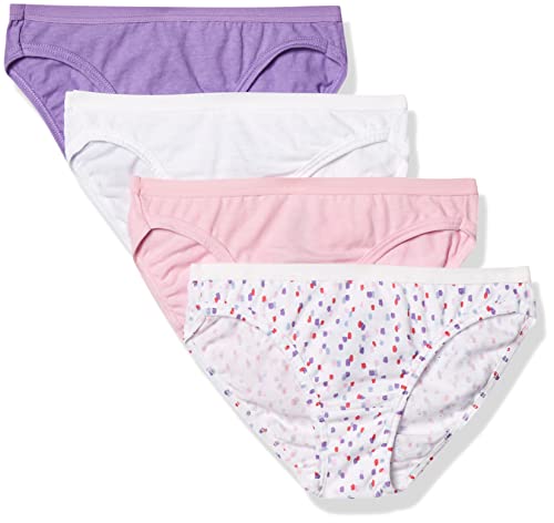 La mejor selección de Ropa interior deportiva para Niña los 5 mejores. 46 Fruit of the Loom 4GBIK2M.103 Bikini 4pk para Niña, Color Varios, 12