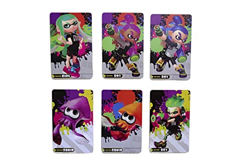 17 Pcs Amiibo Cards For Splatoon 2 And Splatoon 3 The Standard Card.include New 3 Hidden Frosting Cards Game Card Compatible With Switch/Switch Lite. The New. Matte Texture Materials #TOP3