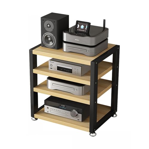 Mueble estéreo multifunción abierto que elimina el sobrecalentamiento de equipos multimedia