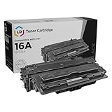 LD © Remanufactured Replacement for Hewlett Packard Q7516A (HP 16A) Black Laser Toner Cartridge for use in HP LaserJet 5200, 5200dtn, and 5200tn Printers
