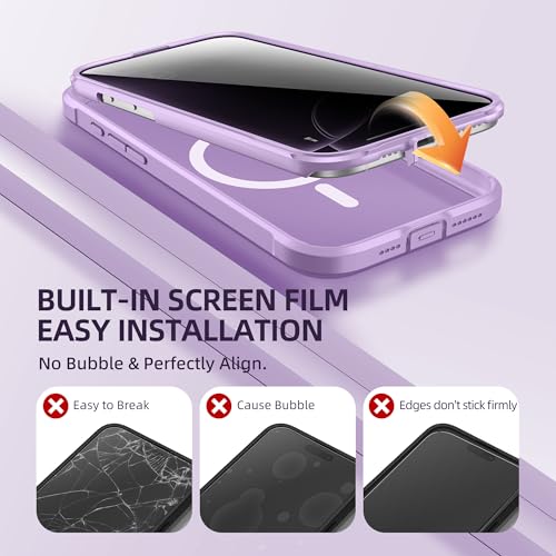 BERFY for iPhone 16 Pro Case, Compatible with Magsafe, Light Purple by BERFY - Used condition - Image 6