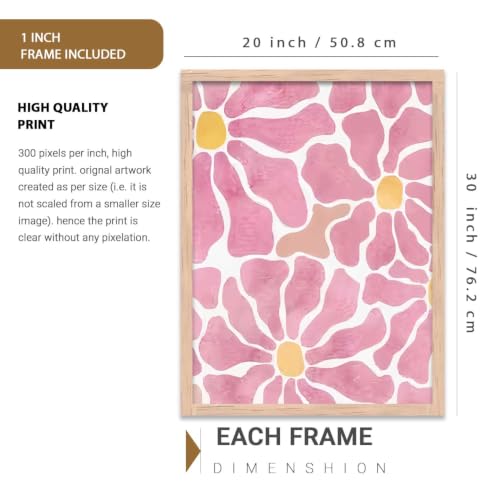 Image of kotart Versatile Painting Boho Wall Art Home Decoration Paintings With Frame For Living Room Bed Room Hotel Wall Decor Digital Reprint Set of 3