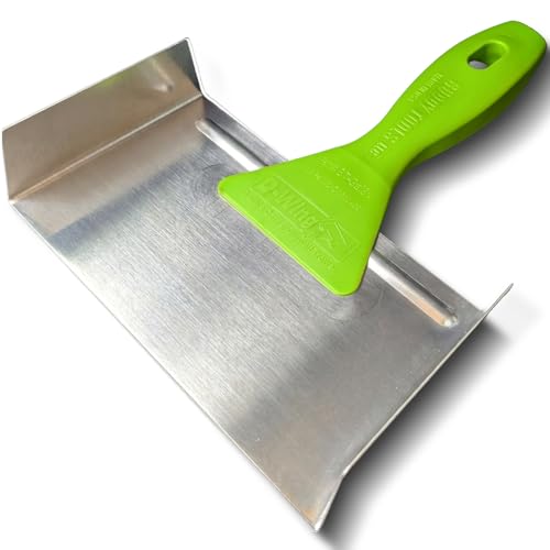 Buddy Tools D-Wing Corner Trowel – 7.5” Stainless Steel Drywall Corner Tool for Inside Corners – Innovative Bi-Directional Drywall Trowel with Polymer Handle for Smooth, Clean, Fast Finishing