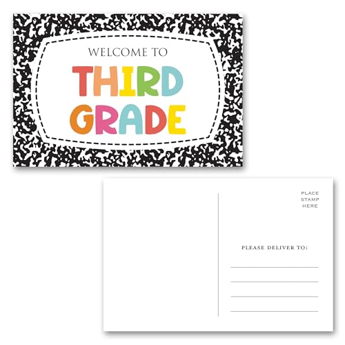 Cartes postales Welcome Back to School lot de 32 pour enseignant