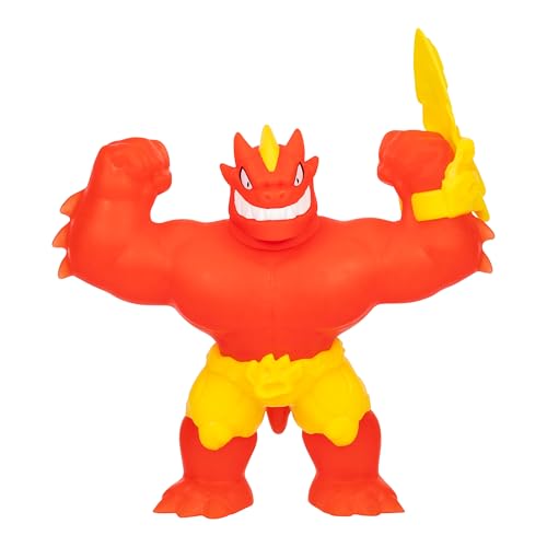 Heroes of Goo Jit Zu Meteor Madness, Stretchy Blazagon Action Figure, with Unique Scrunchy Goo Filling & Meteor Battle Gauntlet, Sensory Toy That Stretch Up to 3X Its Size by Heroes of Goo Jit Zu - Used condition - US$8.96