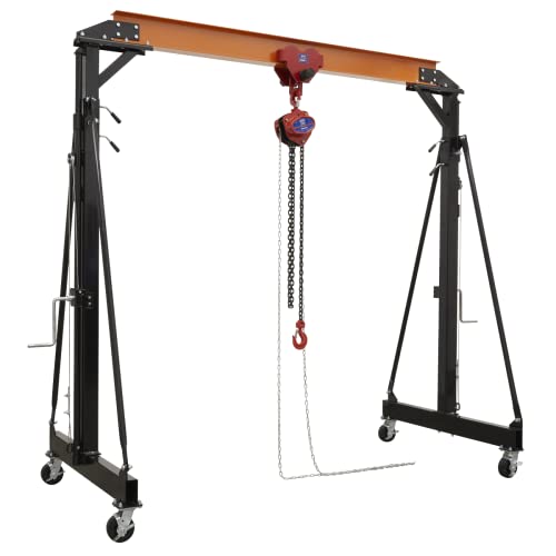 Sealey - Sealey 2 Tonne Adjustable Portable Lifting Gantry Crane & Hoist Combo – SG2000KIT - -14%