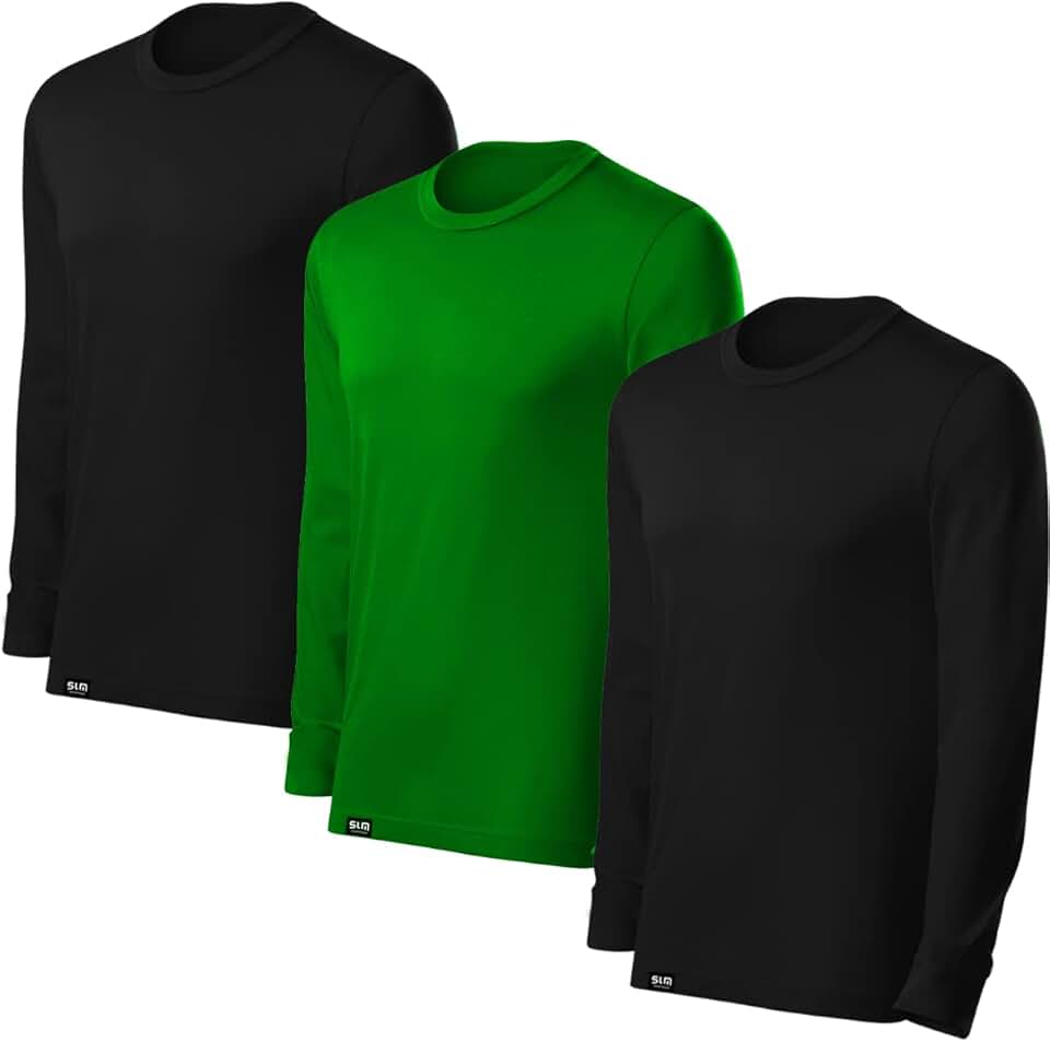 Kit com 3 Camisetas Proteção Solar Uv 50 Ice Tecido Gelado – Slim Fitness