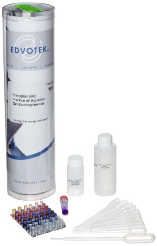 Edvotek 101 Principles and Practice of Agarose Gel Electrophoresis, for 8 Gels