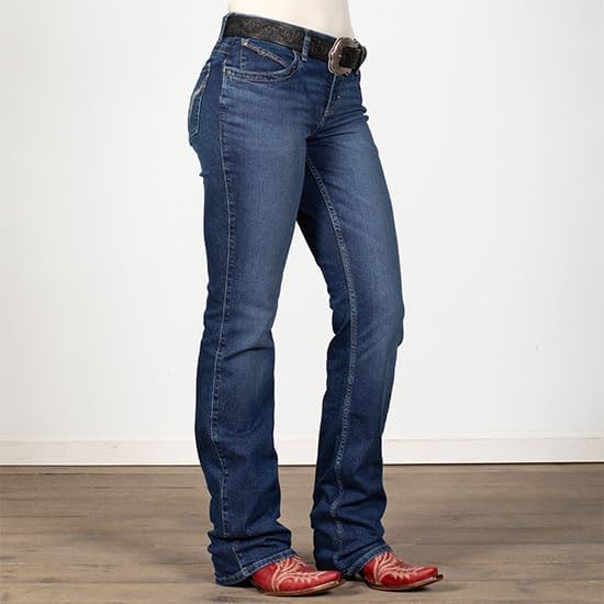 Wrangler Women's Q-Baby Ultimate Riding Mid Rise Bootcut Jean - Shirley2