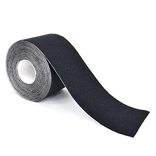 Buy 1 get 1 Kinesiology Tape Pro Athletic Sports. Knee, Ankle, Muscle, Kinetic Sport Dynamic, Physical Therapy. Strong-Rock Breathable h2o Resist Cotton.Roll,Uncut,2in x 16.4ft.Bulk k -Black