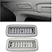 ​2X Car Roof Top Side Air Conditioning Vent Outlet A/C Panel Grille Cover Install Compatible For Mitsubishi Pajero V93 V97(Beige)