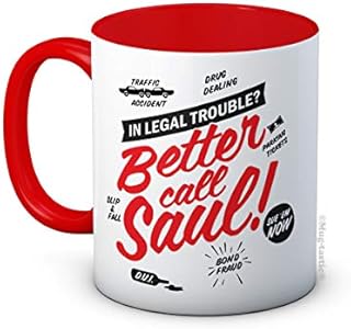 Better Call Saul - Breaking Bad - Ceramic Coffee Mug (Red)