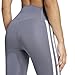 adidas Women's Optime Essentials 3-Stripes Flared Training Leggings, Onix/White, Small