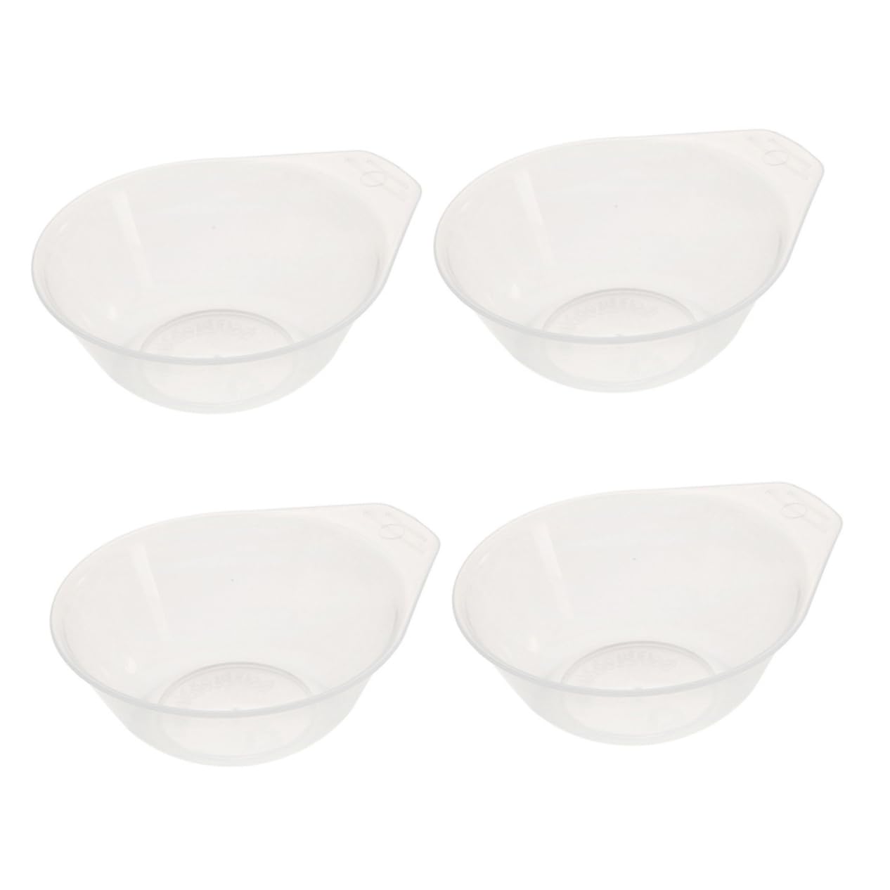 BRIGHTFUFU 4 Pcs Mini Outdoor Bowls Small Bowls for Dips Lightweight Compact Easy to Clean Versatile for Soup Salad Noodles Camping Picnic Kitchen Party