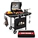 Gas Grill BBQ 3 Burner with Cover, Lid and Side Burner, 48 x 42cm Cooking Surface - Ideal for Outdoor Cooking