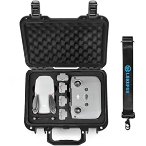 LEKUFEE Portable Travel Waterproof Hard Case for DJI Mini 4K/2 SE/2 and Other Accessories(Case Only)