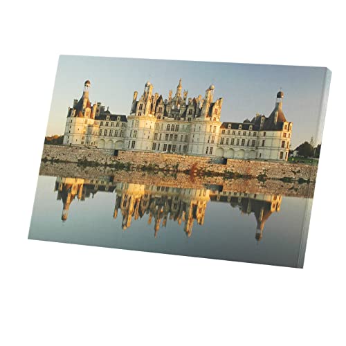 Toile Imprimée Chateau de Chambord Tableau Décoratif Renaissance