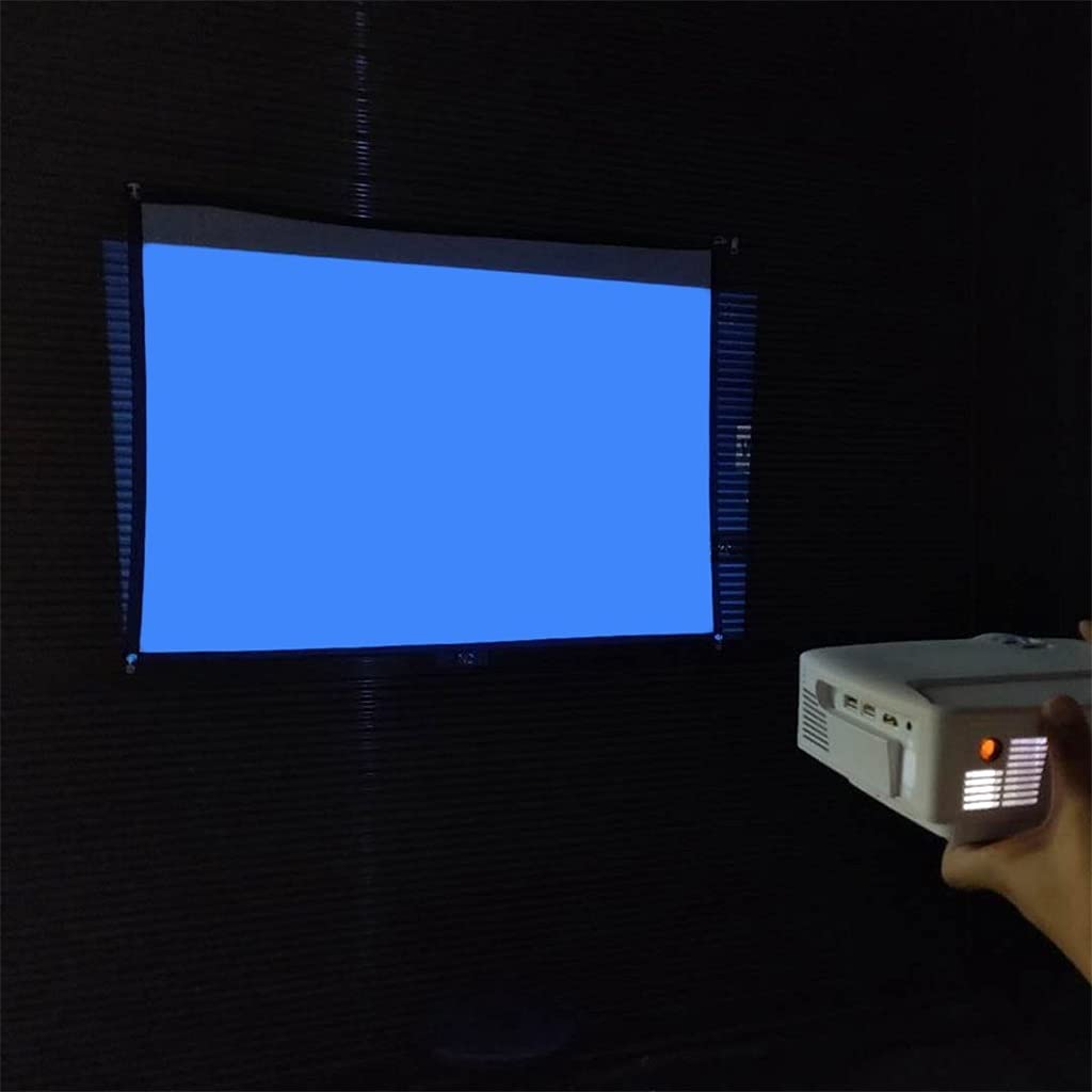 XBTGS Gran pantalla de proyección plegable de 16:9 para el hogar, cine al aire libre, pantalla de video de película de 120 pulgadas para proyector,