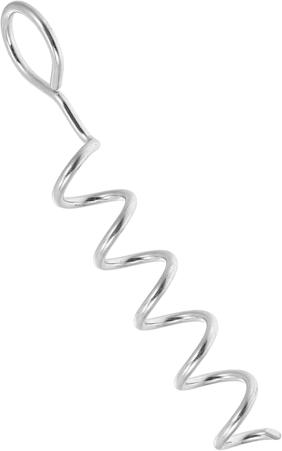 Milisten Heavy Duty Spiral Dog Stake Metal Tie Out Ground Anchor with Handle for Large Dogs Outdoor Pet Camping