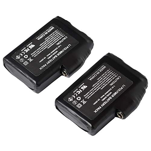 Rechargeable 7.4V 2200Mah Lithium Polymer Batteries For Heated Gloves Socks Jacket Cloths Pack Of 2 #TOP1