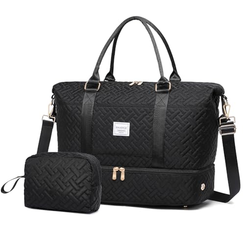 Sac de sport de 50L anti-odeur avec compartiment chaussures et trousse pour voyage de nuit