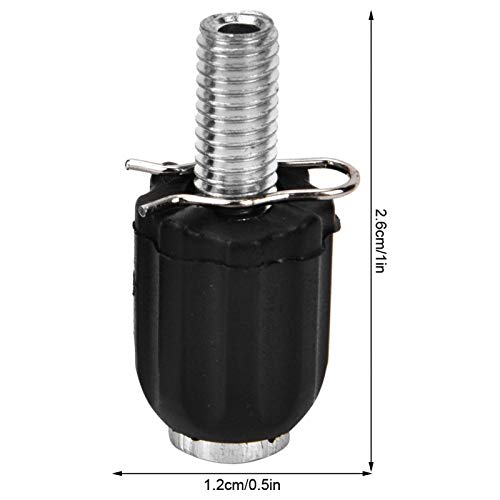 xiangxin 3 pares de parafusos M5, antidesgaste e resistente à sujeira, parafuso de freio a disco, co