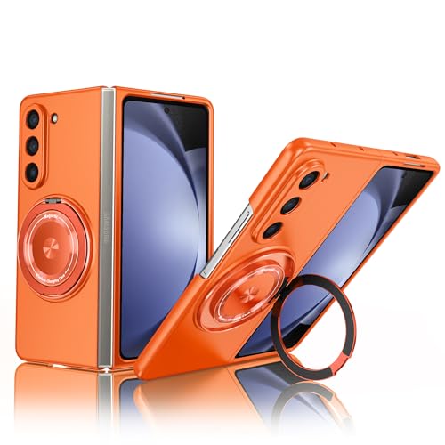 Coque Samsung Galaxy Z Fold 5 Asuwish rigide avec anneau support magnétique