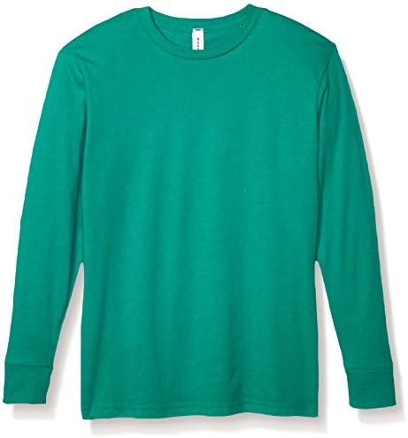 AquaGuard Boys Fine Jersey Long-Sleeve T-Shirt,Kelly,M,Big Boys