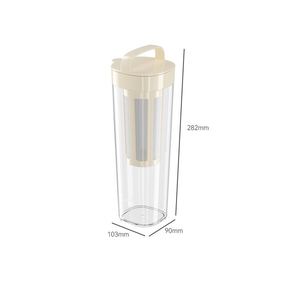 Bere Brocca for acqua fredda da 1100 ml con coperchio e manico