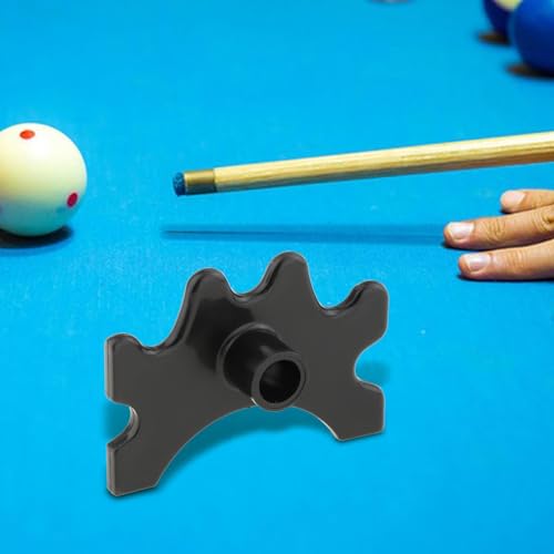 Support de queue de billard noir tête de pont amovible pour adultes débutants - 4