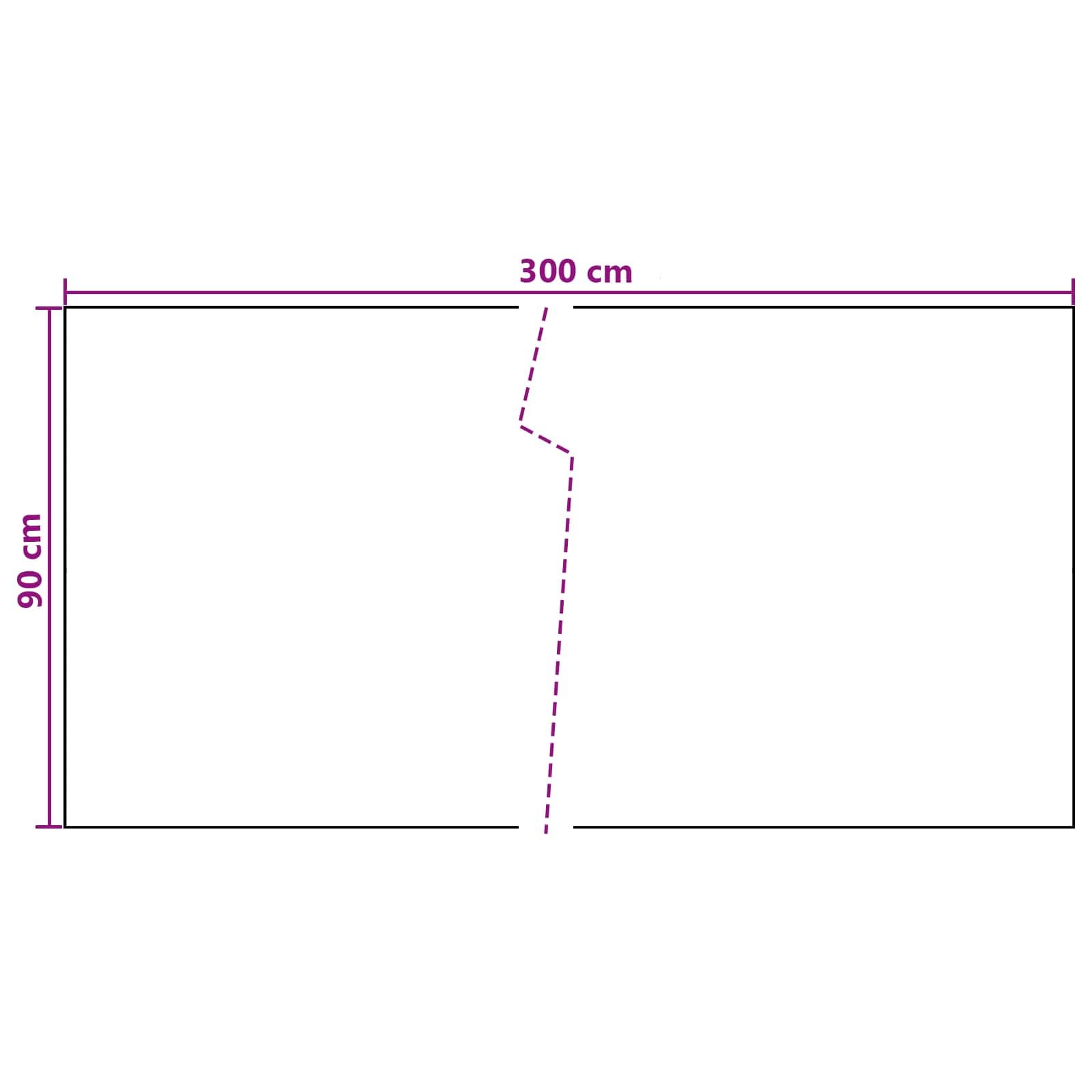 Écran de balcon gris foncé en polyrotin résistant aux intempéries 300 x 90 cm, panneau brise vue rigide pour intimité et protection extérieure terrasse jardin piscine