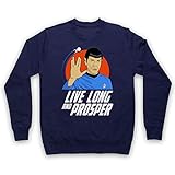 Photo Gallery my icon art & clothing trek spock live long and prosper vukcan finger greeting felpa adulti blu navy s Photo Gallery my icon art & clothing trek spock live long and prosper vukcan finger greeting felpa adulti blu navy s