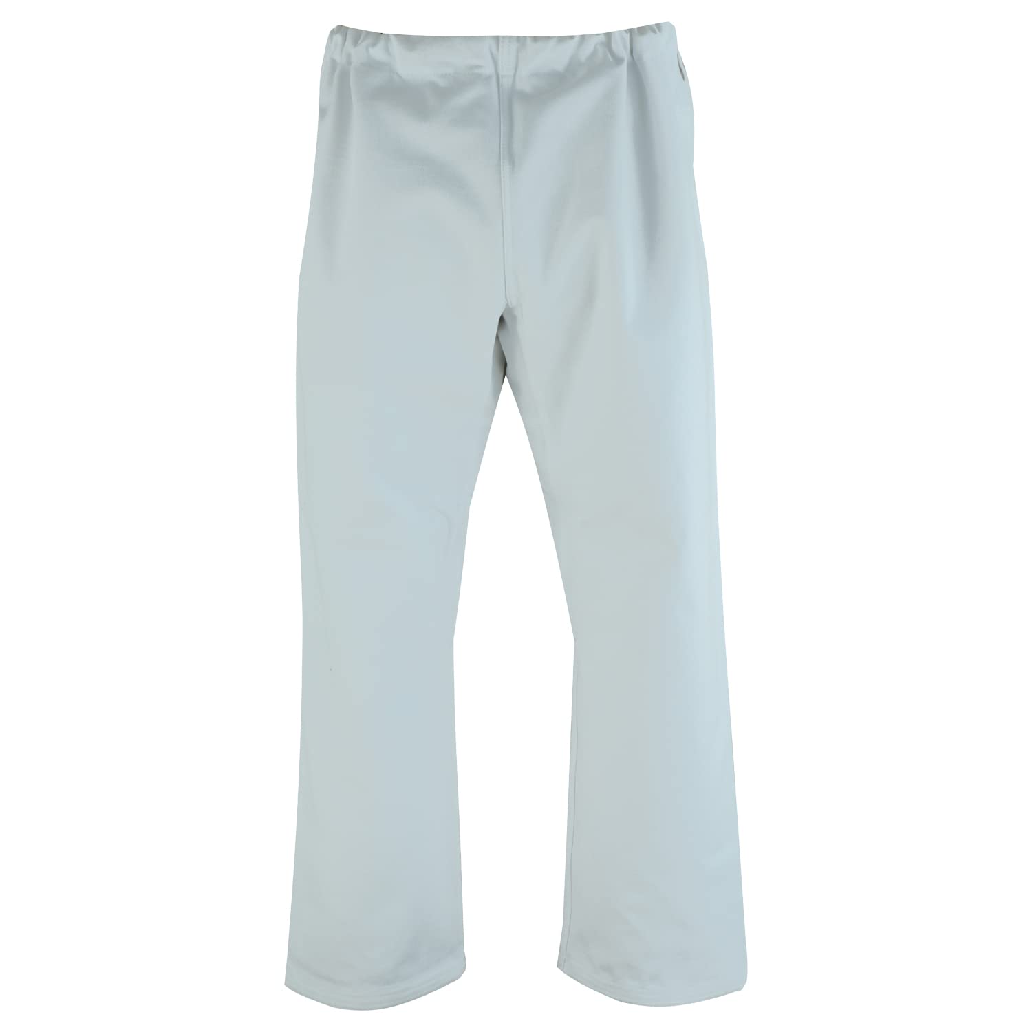 Playwell Tradizionale Karate Bianco Heavy Training 14oz Tie Waist Gi Kata Pantaloni - NUOVO