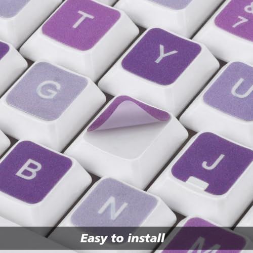Stickers Universales para Teclado en Inglés 3 Piezas miniatura 6