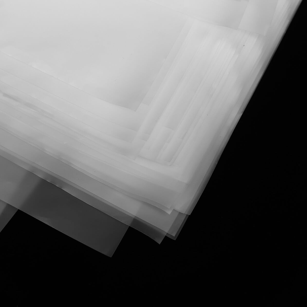 50 Pezzi Buste Protettive Trasparenti per CD Custodie Interne AntiGraffio e Resistenti Maniche in Spessa Senza Patella per Protezione Dati e Conservazione Sicura