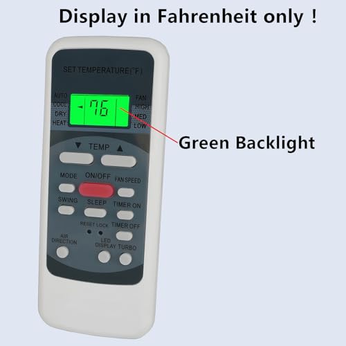 Télécommande de climatiseur KTC compatible RG51M5/EU RG51M1/EU1