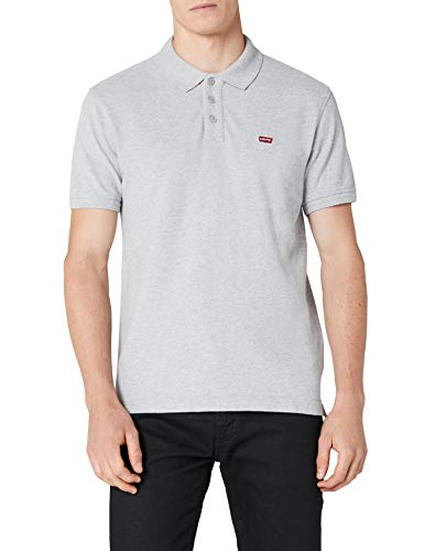 Levi's Housemark Polo, Camiseta para Hombre, Gris (M7511 HEATHER GREY M7511 2), X-Large