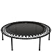 bellicon Trampolín de fitness de 44 pulgadas (negro) con patas atornilladas y suspensión elástica de hasta 330 libras (extra fuerte)