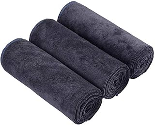 HIDMD Gym Towels Microfibre Sports Towels Fast Drying Absorbent Workout Sweat Towels for Gym Fitness Yoga Camping Travel Hiking Beach for Men and Women 3-Pack 40CM X80CM