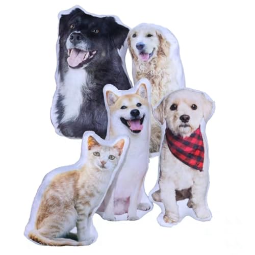 MORRIX Custom Pet Pillow Custom Dog Pillow Custom Cat Pillow Pet Loss Gift Pet Memorial Pillow, 4inches, Full Body