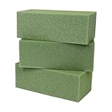 kedudes Premium Dry Floral Foam Blocks for Flower Arrangements Supplies, 6pk - Floral Foam for Artificial Flowers and Plant Decoration, Green Foam Bricks, Florist Foam Brick, Flower Foam Block Bulk