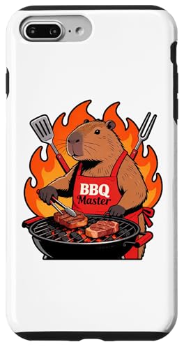 Capybara Cooking Grill BBQ Funny Gift Capybara �X�}�z�P�[�X iPhone 7 Plus/8 Plus �p