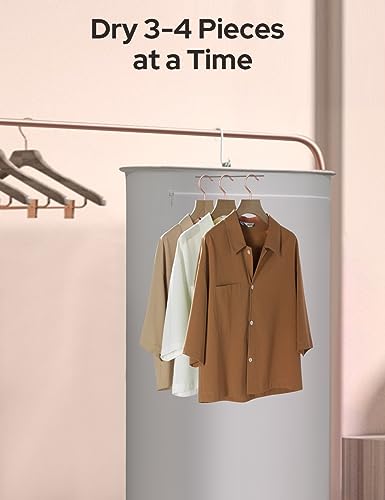 Image of CostarMatter Clothes Warmer, Mini Portable Heater with PTC Heating & Intelligent Timer, Hangable & Foldable Warmer for Clothes /Underwear /Baby Clothes, Fast Heating for Apartments RV Travel, 41inch