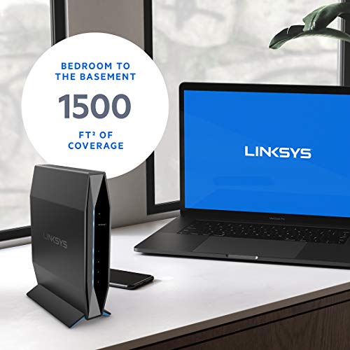 Linksys Ax1800 Wi-Fi 6 Router Home Networking, Dual Band Wireless Ax Gigabit Wifi Router, Speeds Up To 1.8 Gbps And Coverage Up To 1,500 Sq Ft, Parental Controls, Maximum 20 Devices (E7350) #TOP1