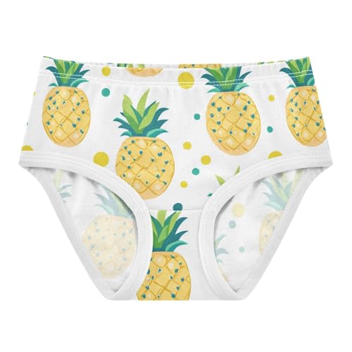 Wusikd Pineapple Girls' Underwear Cotton Cute Girls Briefs Soft Toddler Underwear 2T