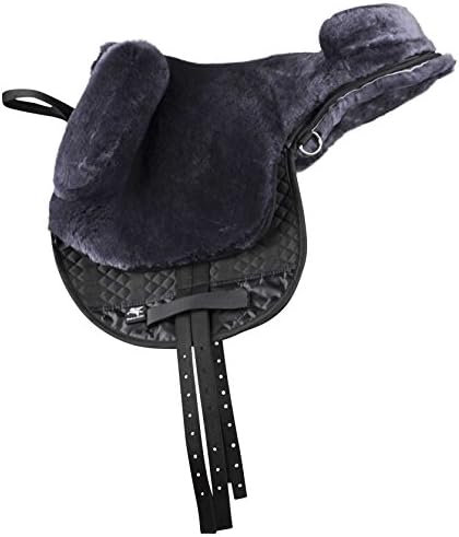 Engel Reitsport Lamsvel bontzadel FELLSA-R2-ANT Engels antraciet ...