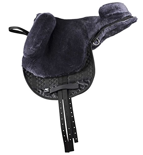 Engel Reitsport Lamsvel bontzadel FELLSA-R2-ANT Engels antraciet ...